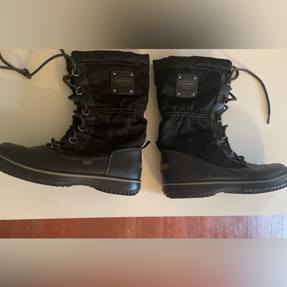 Coach slouch boots